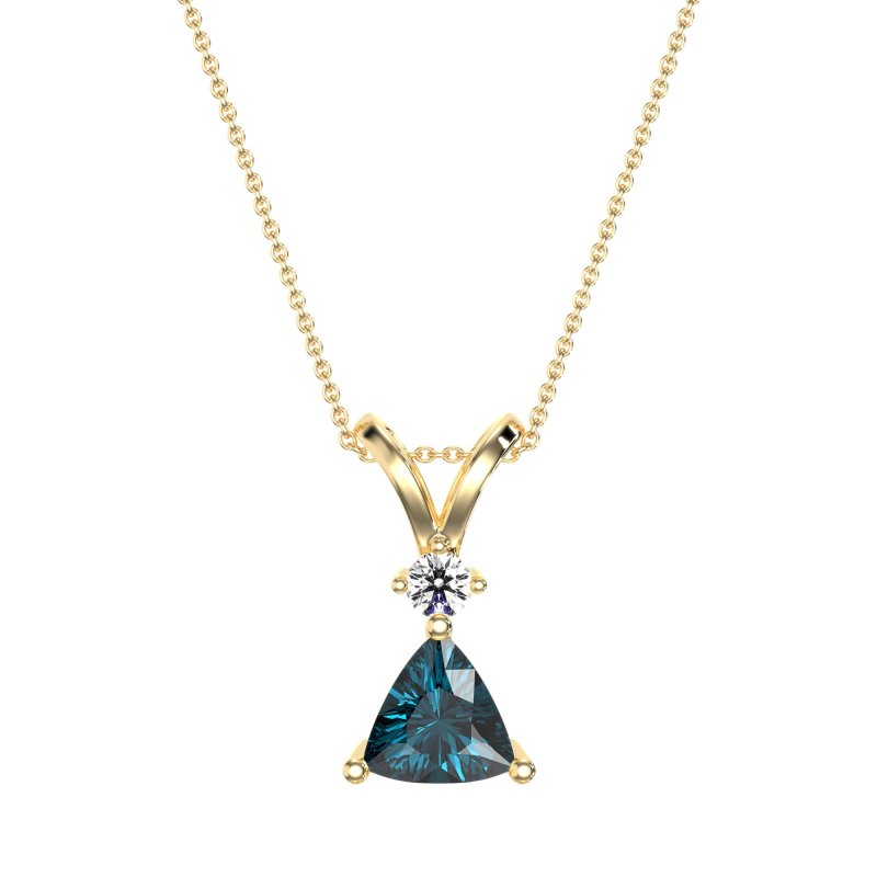 Triangle Double Loop Necklace