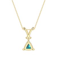 Triangle Double Loop Necklace