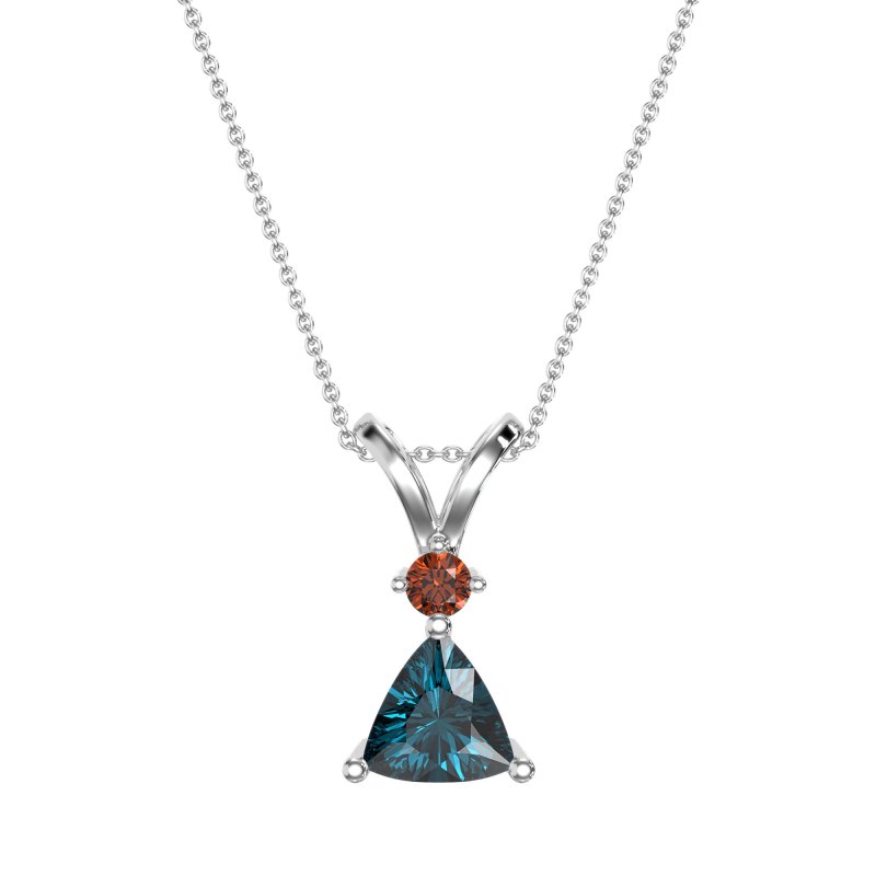 Triangle Double Loop Necklace