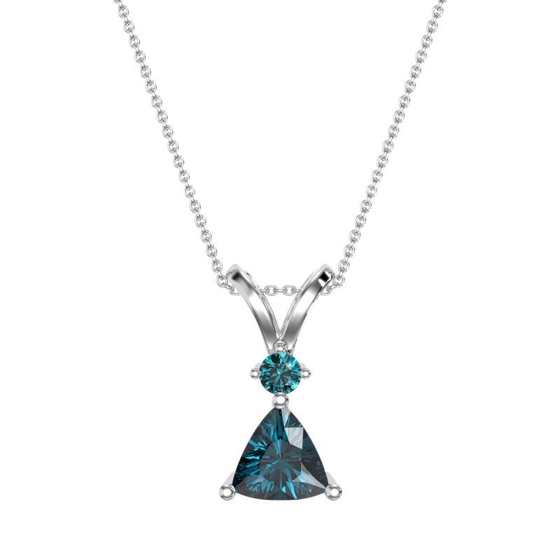 Triangle Double Loop Necklace