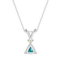 Triangle Double Loop Necklace