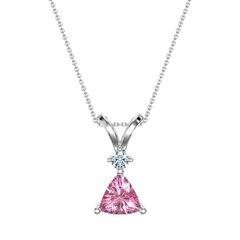 Triangle Double Loop Necklace