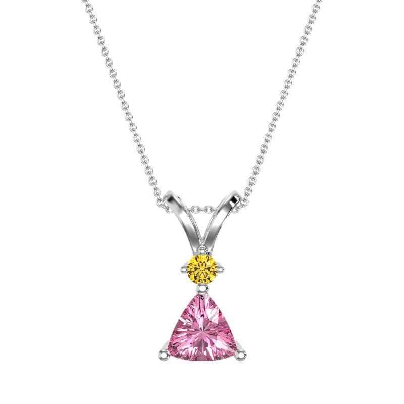 Triangle Double Loop Necklace