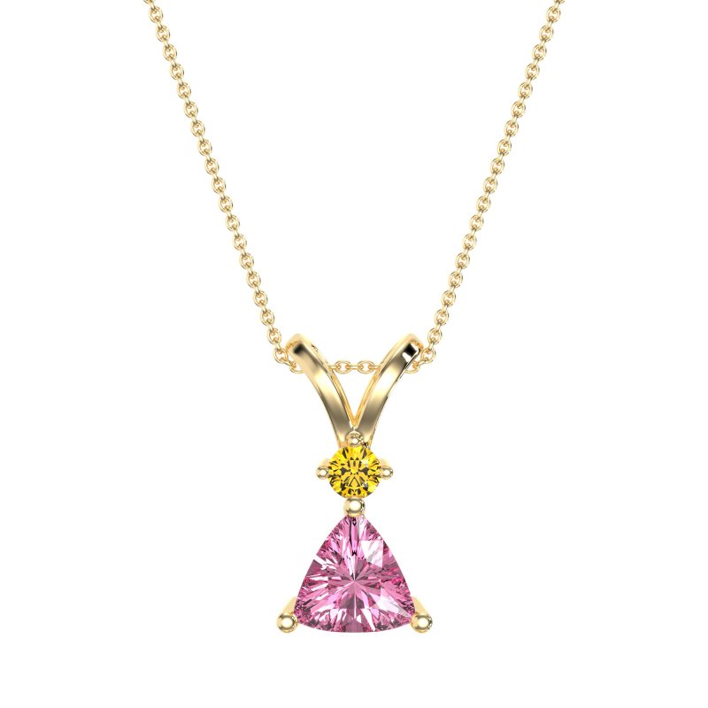 Triangle Double Loop Necklace