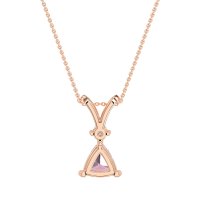 Triangle Double Loop Necklace