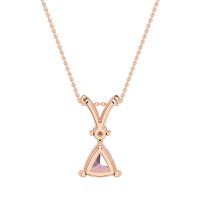 Triangle Double Loop Necklace