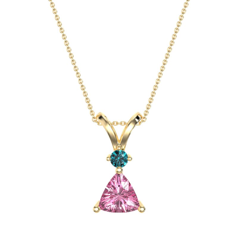Triangle Double Loop Necklace