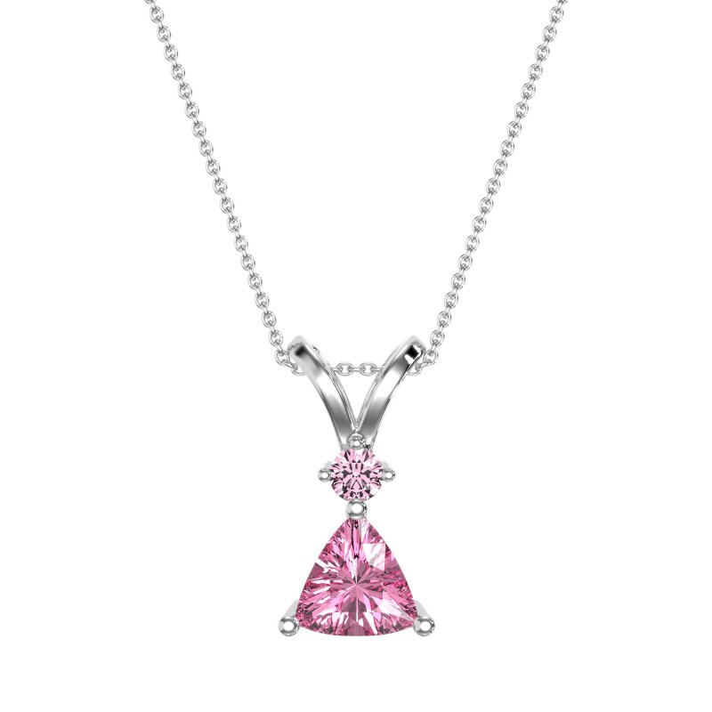 Triangle Double Loop Necklace