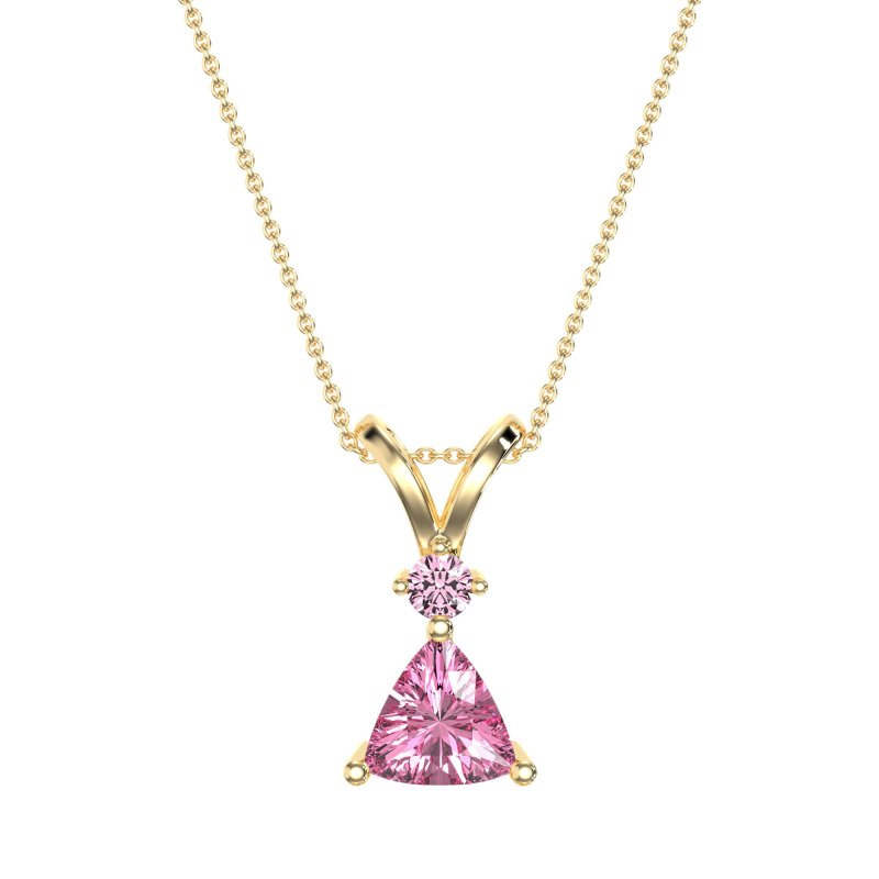 Triangle Double Loop Necklace