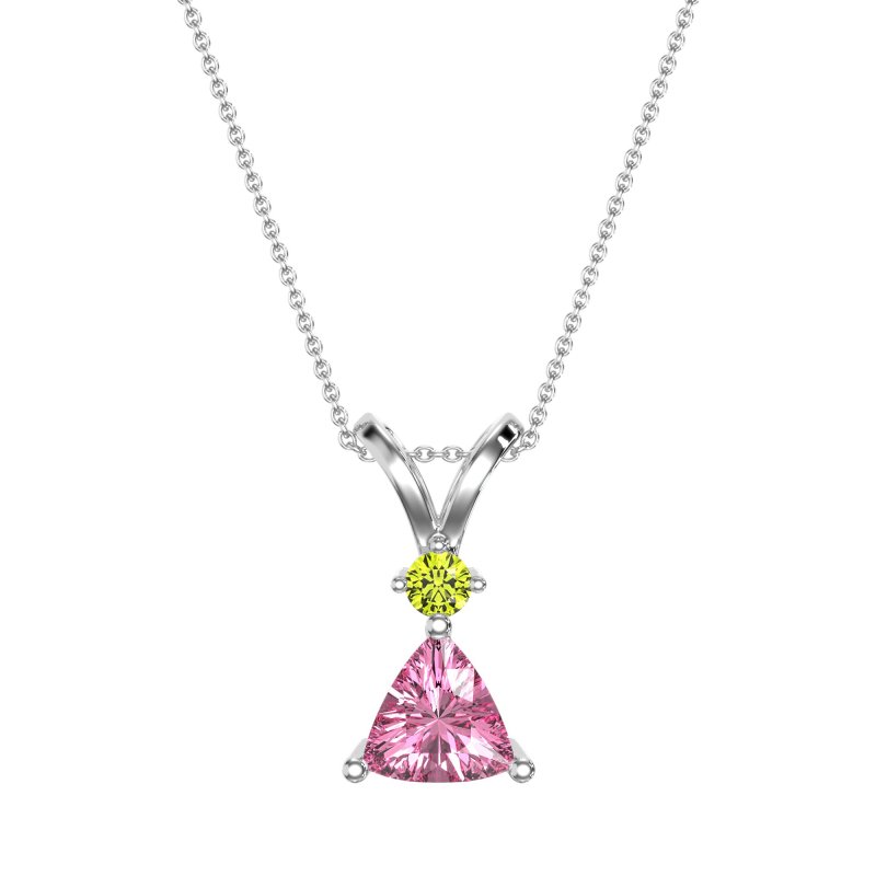 Triangle Double Loop Necklace