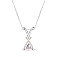 Triangle Double Loop Necklace