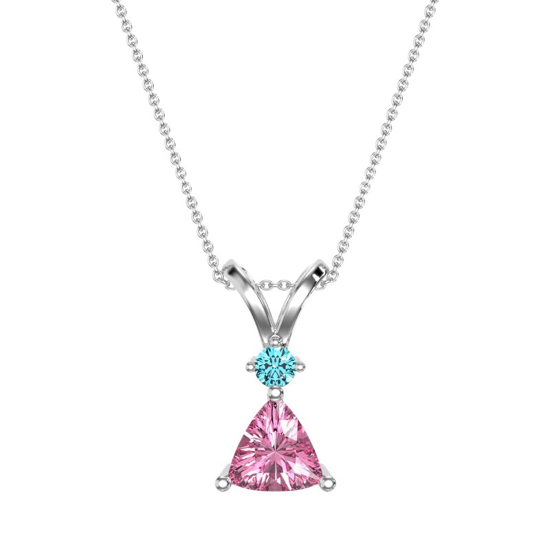 Triangle Double Loop Necklace