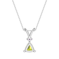 Triangle Double Loop Necklace