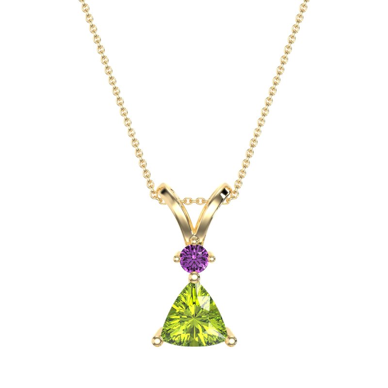 Triangle Double Loop Necklace