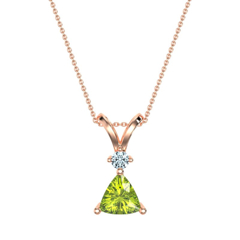 Triangle Double Loop Necklace