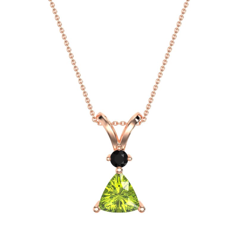 Triangle Double Loop Necklace