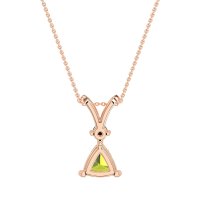 Triangle Double Loop Necklace