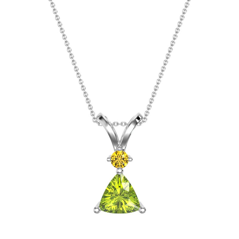 Triangle Double Loop Necklace