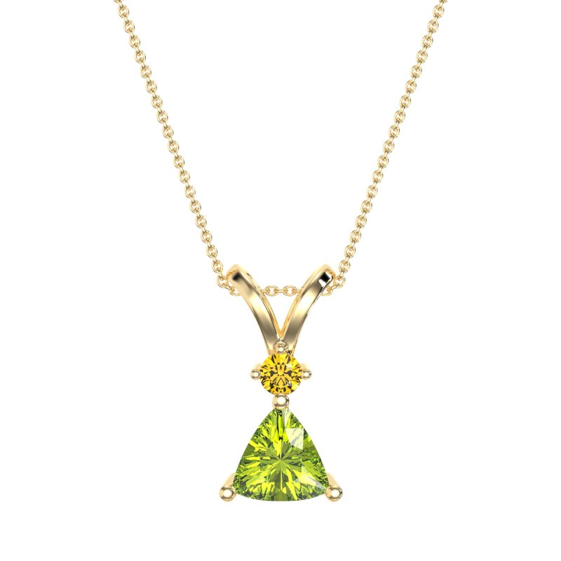 Triangle Double Loop Necklace