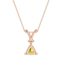 Triangle Double Loop Necklace