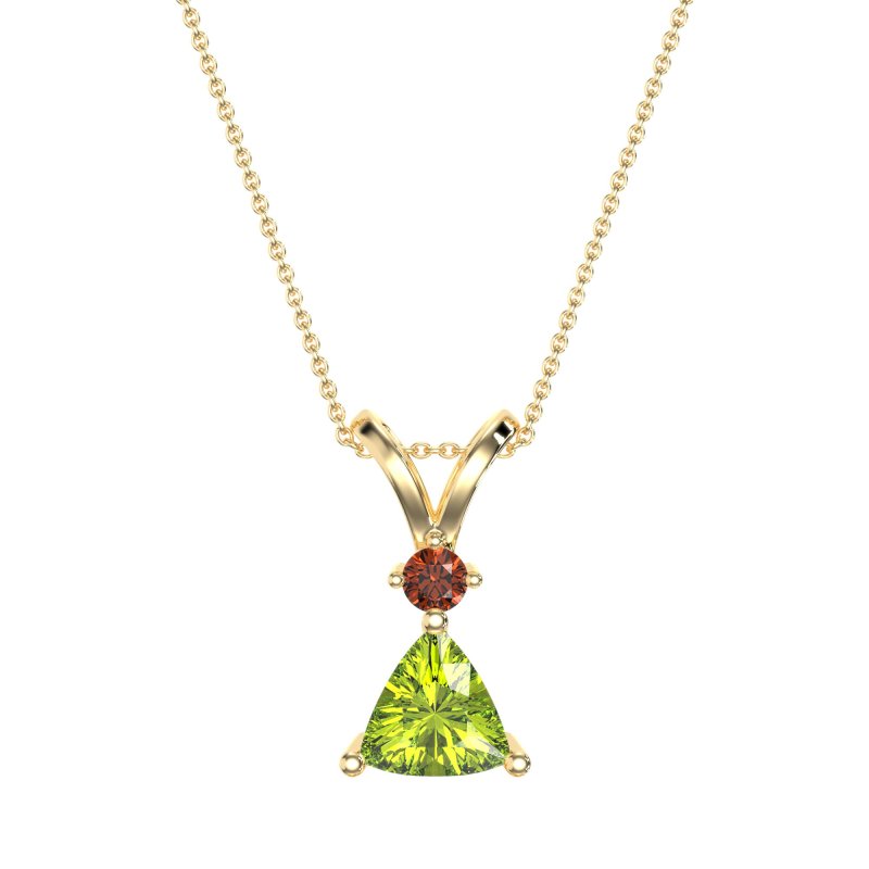 Triangle Double Loop Necklace
