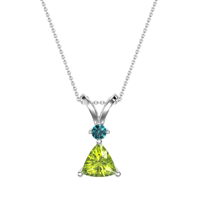 Triangle Double Loop Necklace