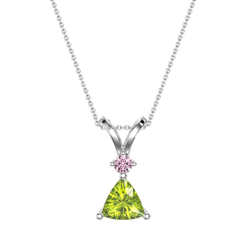 Triangle Double Loop Necklace