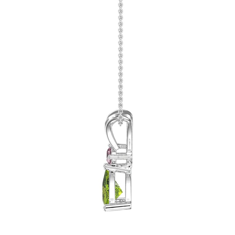 Triangle Double Loop Necklace