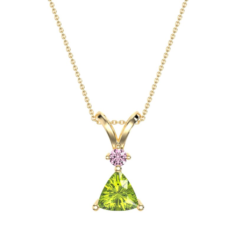 Triangle Double Loop Necklace