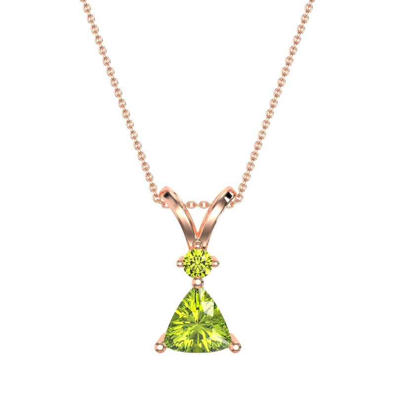 Triangle Double Loop Necklace
