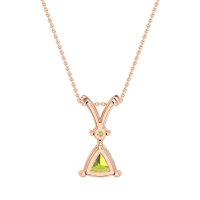 Triangle Double Loop Necklace