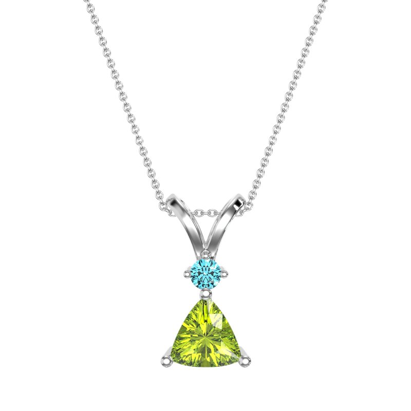 Triangle Double Loop Necklace