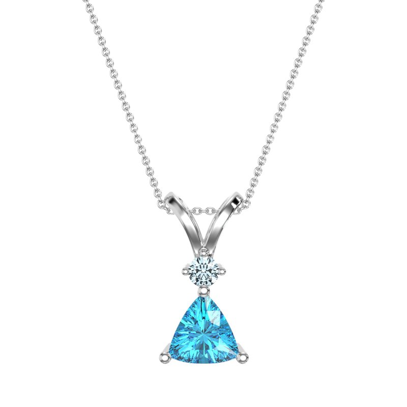 Triangle Double Loop Necklace
