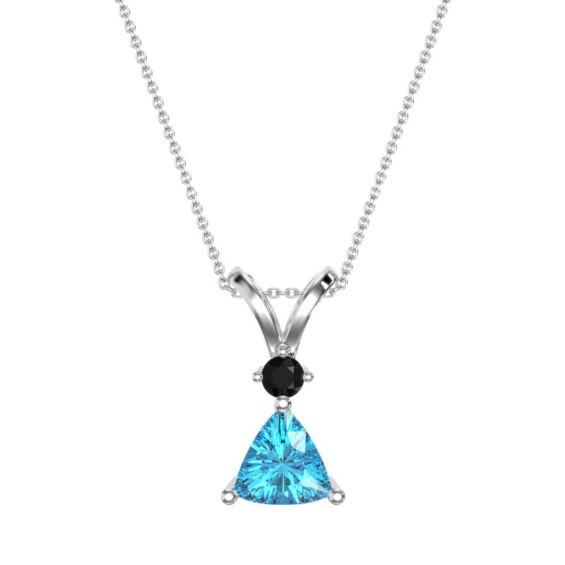 Triangle Double Loop Necklace