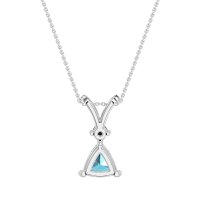 Triangle Double Loop Necklace