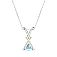 Triangle Double Loop Necklace