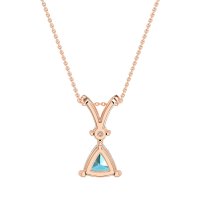 Triangle Double Loop Necklace