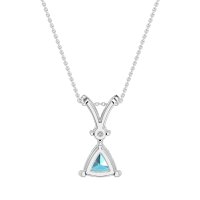 Triangle Double Loop Necklace