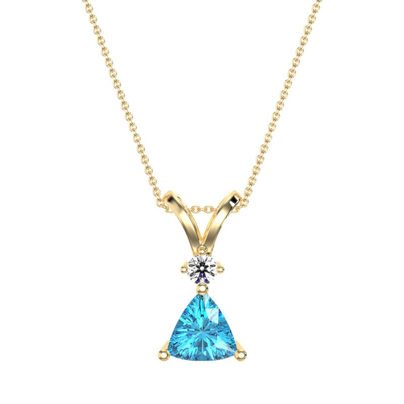 Triangle Double Loop Necklace