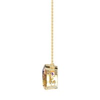 Round and Pear Toi et Moi Necklace
