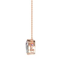 Round and Pear Toi et Moi Necklace