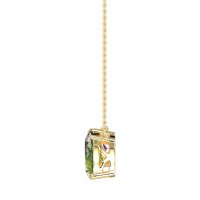Round and Pear Toi et Moi Necklace