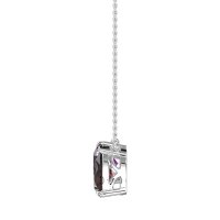 Round and Pear Toi et Moi Necklace