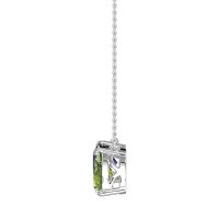 Round and Pear Toi et Moi Necklace