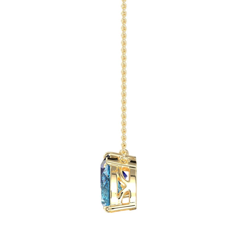 Round and Pear Toi et Moi Necklace