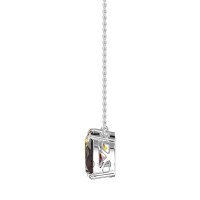 Round and Pear Toi et Moi Necklace