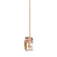 Round and Pear Toi et Moi Necklace