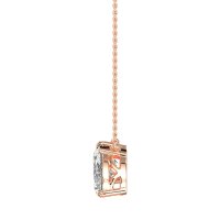 Round and Pear Toi et Moi Necklace