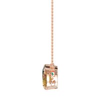 Round and Pear Toi et Moi Necklace