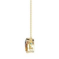 Round and Pear Toi et Moi Necklace